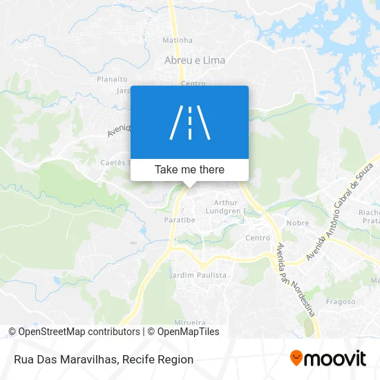 Rua Das Maravilhas map