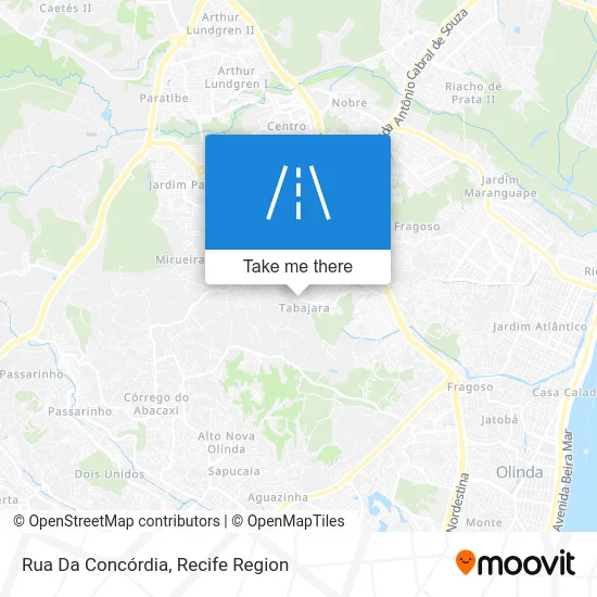 Rua Da Concórdia map