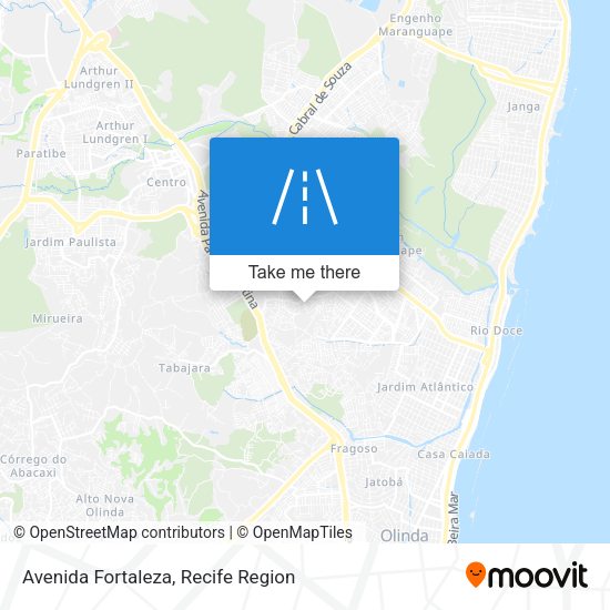 Avenida Fortaleza map