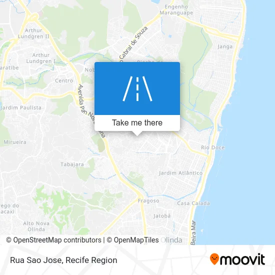 Rua Sao Jose map