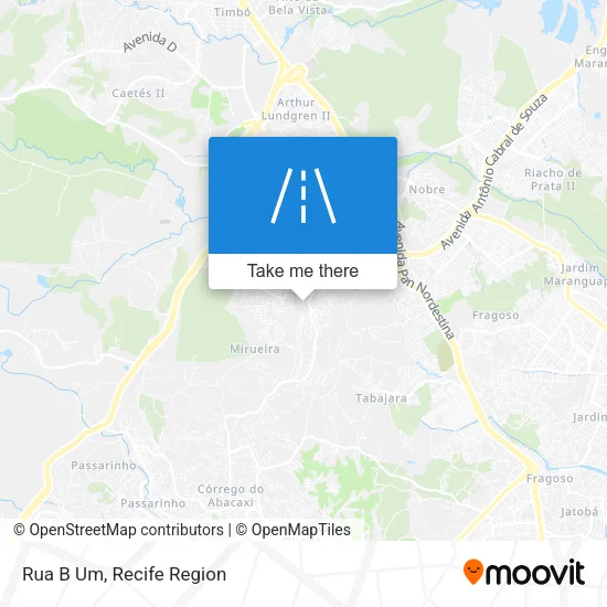 Rua B Um map