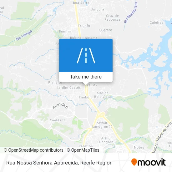 Rua Nossa Senhora Aparecida map