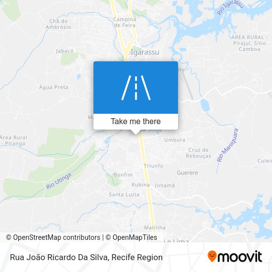 Rua João Ricardo Da Silva map