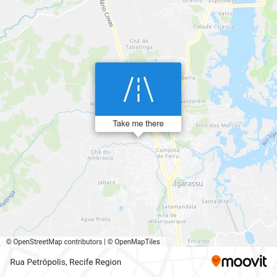 Rua Petrópolis map