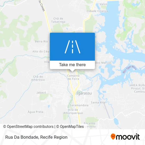 Rua Da Bondade map