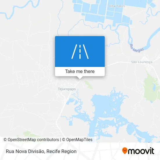 Rua Nova Divisão map