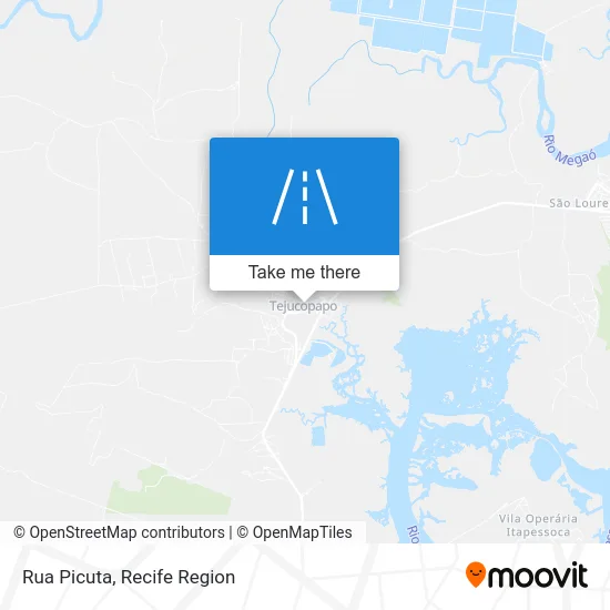 Rua Picuta map