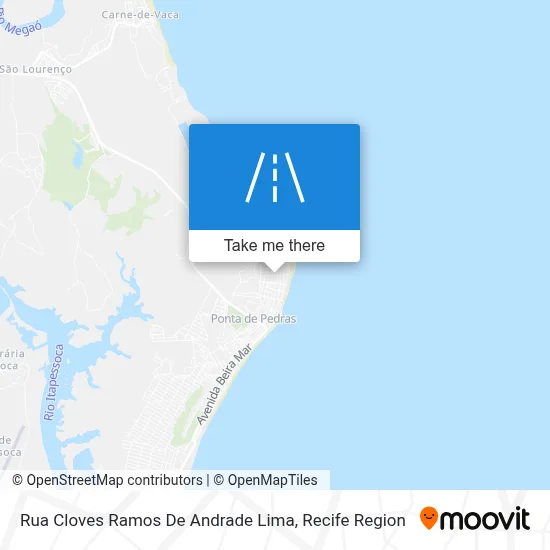 Rua Cloves Ramos De Andrade Lima map