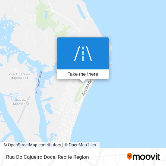 Rua Do Cajueiro Doce map