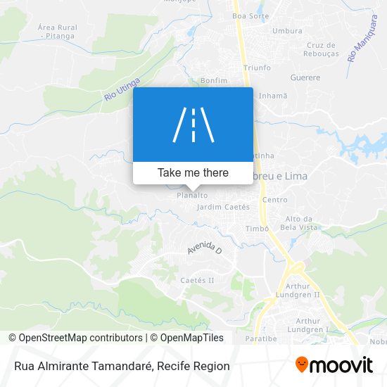 Rua Almirante Tamandaré map