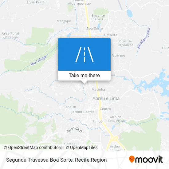 Segunda Travessa Boa Sorte map