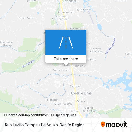 Rua Lucilo Pompeu De Souza map