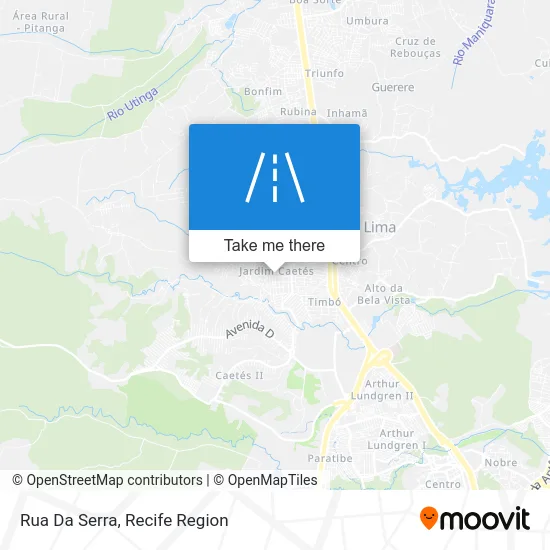 Rua Da Serra map