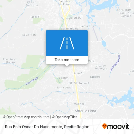 Rua Enio Oscar Do Nascimento map