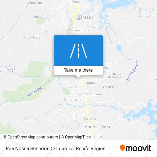Rua Nossa Senhora De Lourdes map