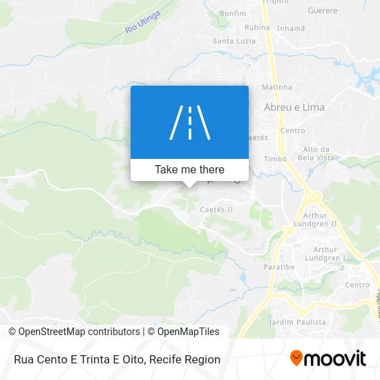 Rua Cento E Trinta E Oito map