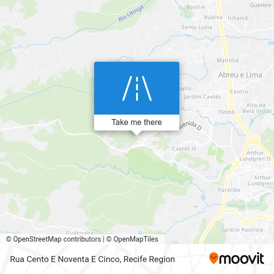 Rua Cento E Noventa E Cinco map