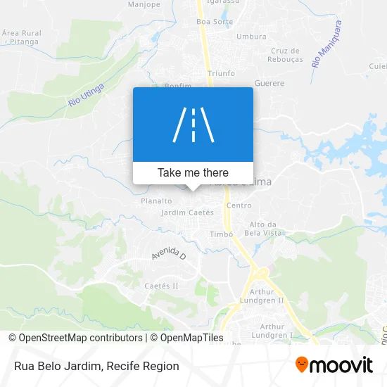 Rua Belo Jardim map