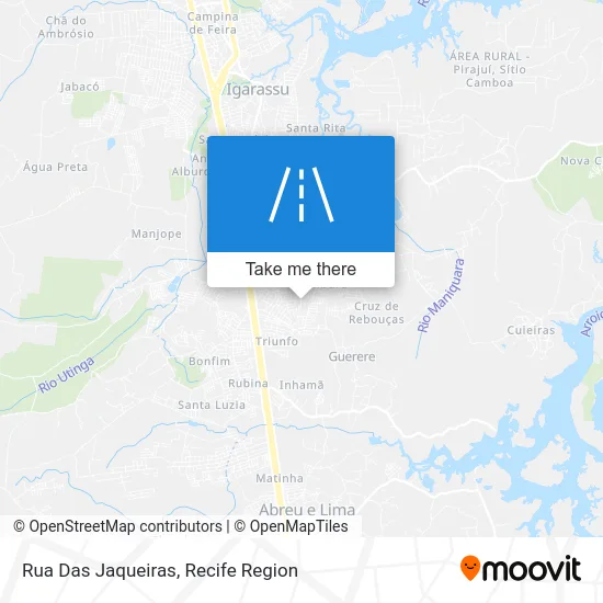 Rua Das Jaqueiras map