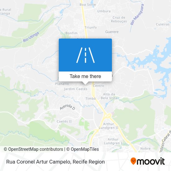 Rua Coronel Artur Campelo map