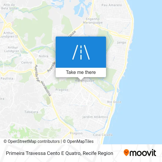 Primeira Travessa Cento E Quatro map