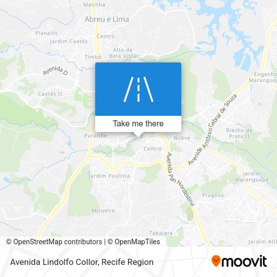 Avenida Lindolfo Collor map