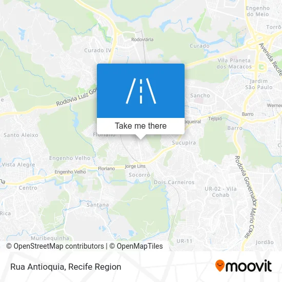 Rua Antioquia map