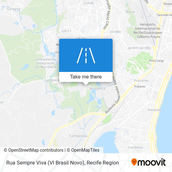 Rua Sempre Viva (Vl Brasil Novo) map