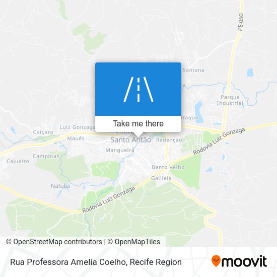 Rua Professora Amelia Coelho map