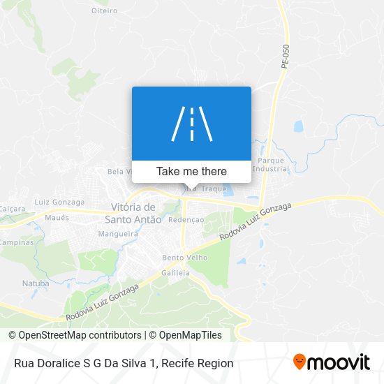 Rua Doralice S G Da Silva 1 map
