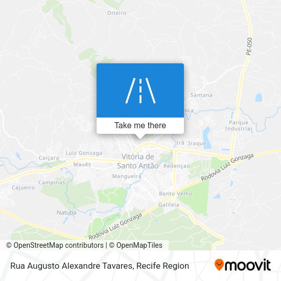 Rua Augusto Alexandre Tavares map