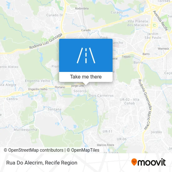 Rua Do Alecrim map