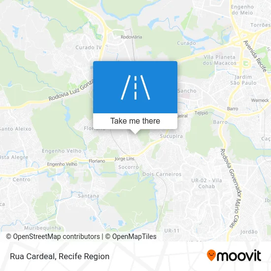 Rua Cardeal map