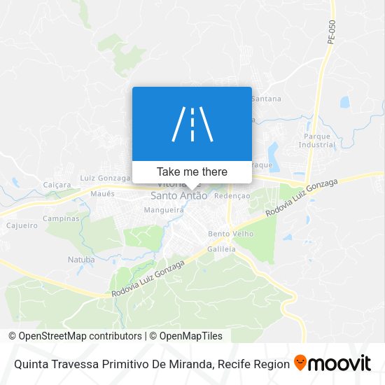 Quinta Travessa Primitivo De Miranda map