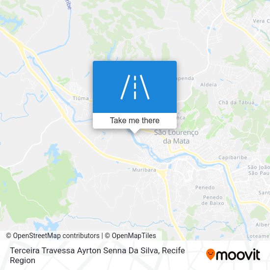 Terceira Travessa Ayrton Senna Da Silva map
