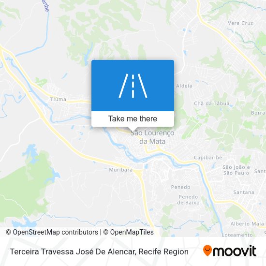 Terceira Travessa José De Alencar map