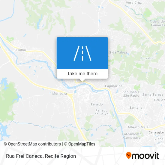 Rua Frei Caneca map