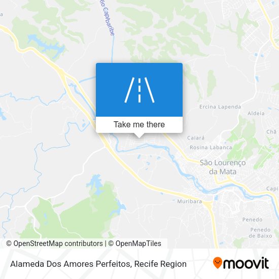 Alameda Dos Amores Perfeitos map