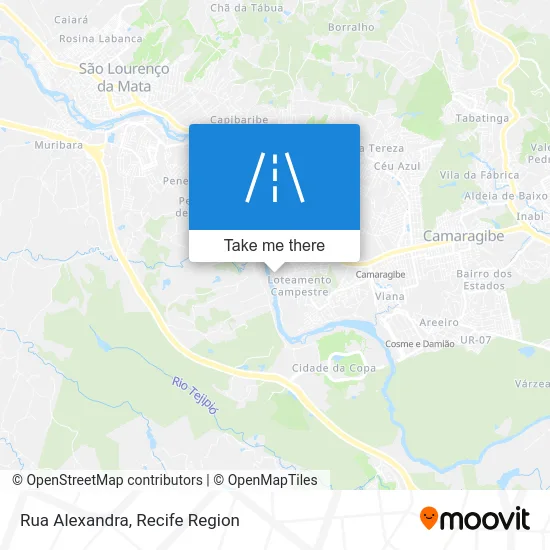 Rua Alexandra map