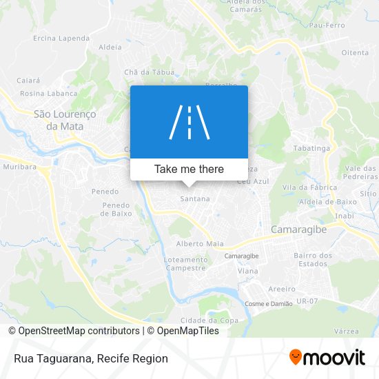 Rua Taguarana map