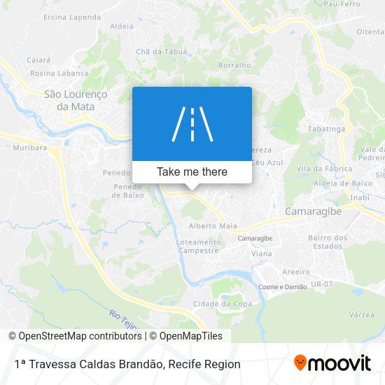 1ª Travessa Caldas Brandão map