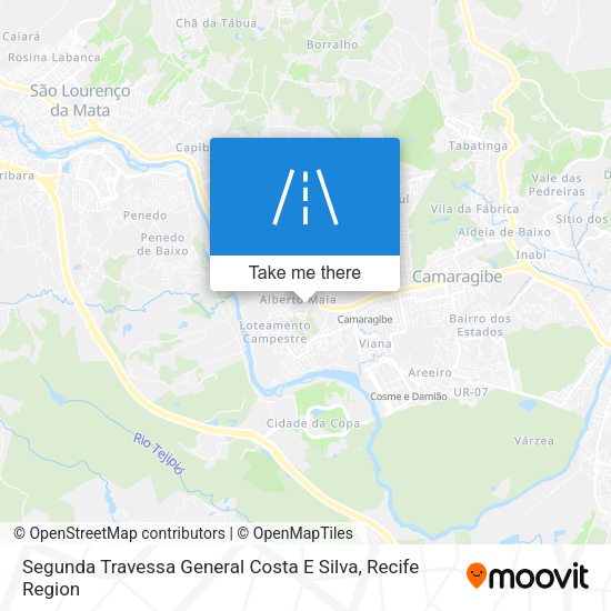 Segunda Travessa General Costa E Silva map