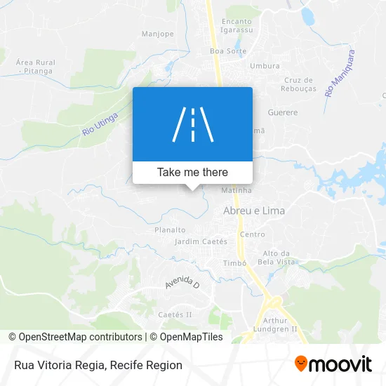 Rua Vitoria Regia map