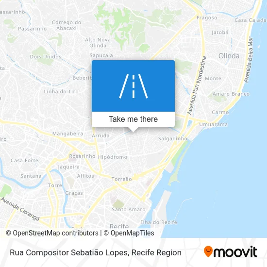 Rua Compositor Sebatião Lopes map