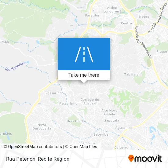 Rua Petenon map