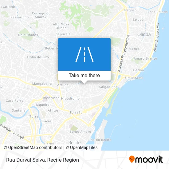 Rua Durval Selva map