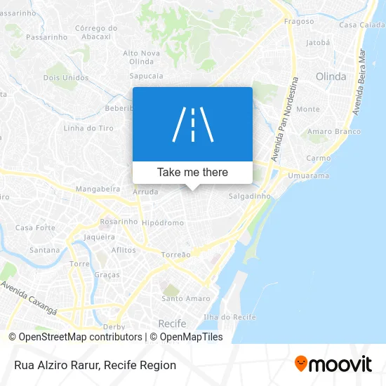 Rua Alziro Rarur map