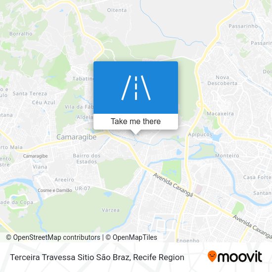 Terceira Travessa Sitio São Braz map