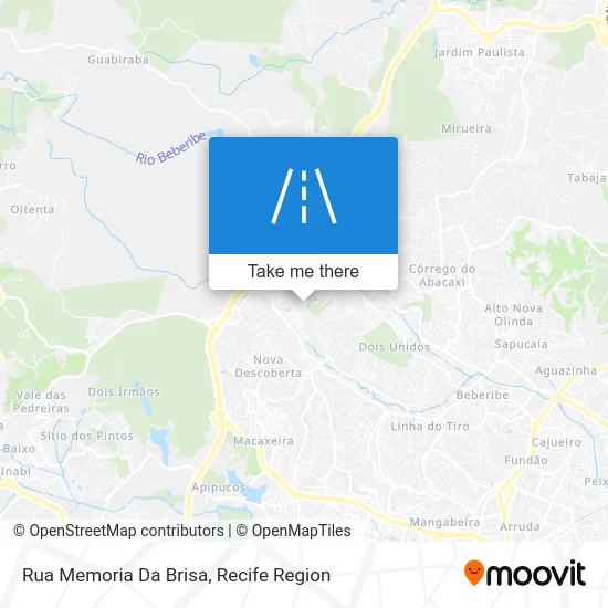 Rua Memoria Da Brisa map