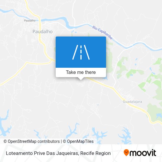 Loteamento Prive Das Jaqueiras map